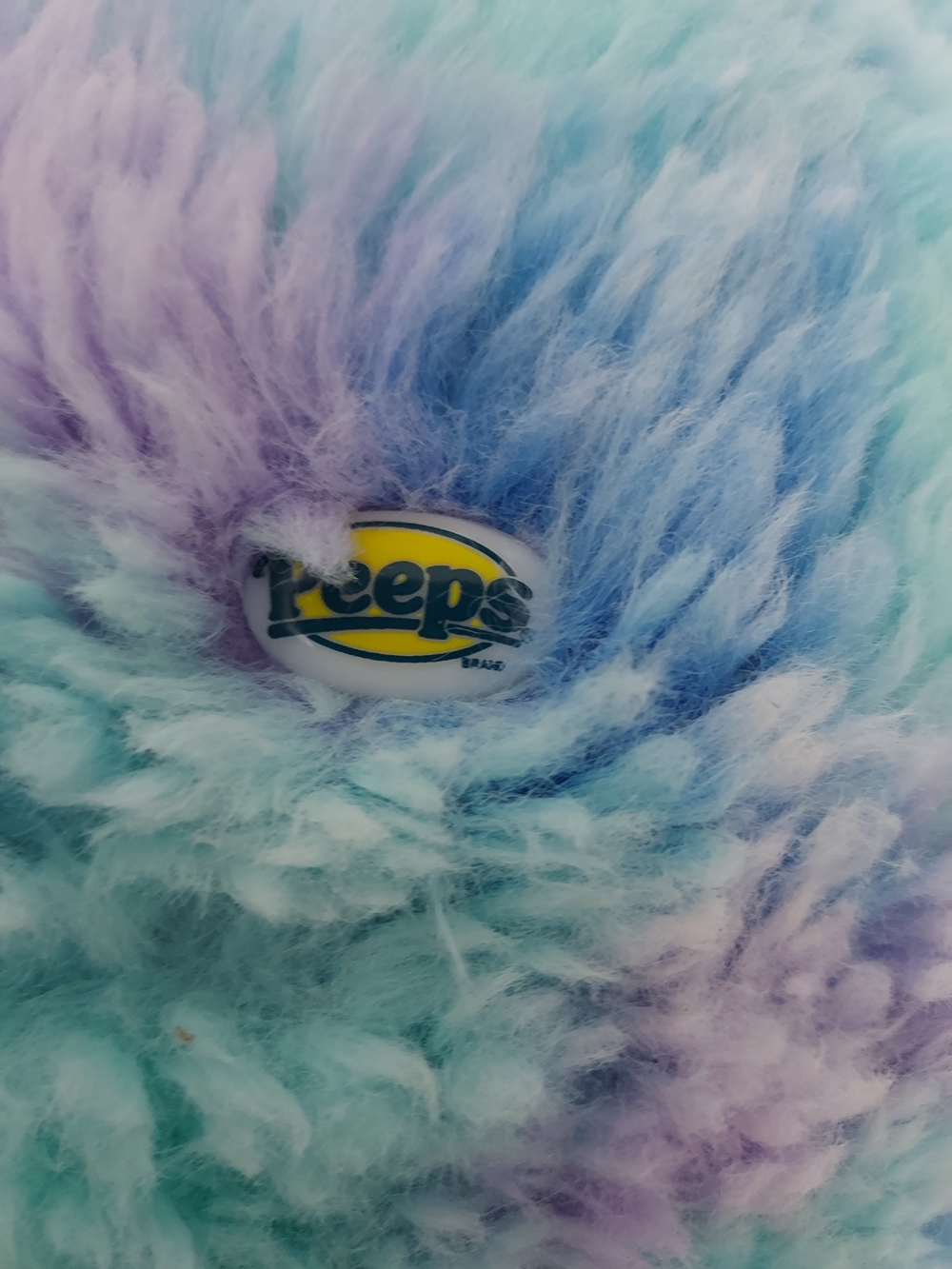 Peeps Pastel Tie-dye Bunny Plush Marshmallow Pillow Aqua, Lavender, Sky Blue - Picture 3 of 11